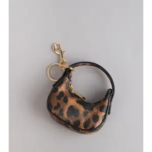 Wild Side Leopard Mini Keychain Bag
