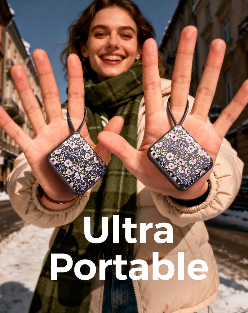 Ocoopa Rechargeable Hand Warmers 2 Pack Ultra Thin Portable Electric Heated Gloves 3 Settings UL Certified Christmas Gift for Women Outdoorfun UT5 Nano TikTokShopBlackFriday Durable