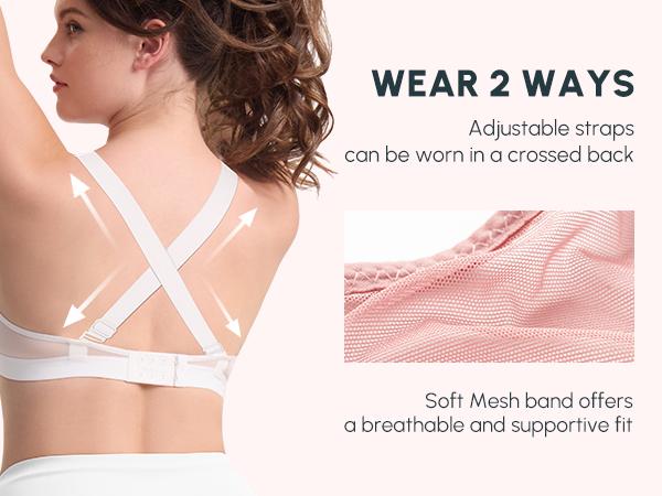 FallSweet Push Up T Shirt Bra for Small Chested Women Underwire Plunge Padded Lift Up Bra