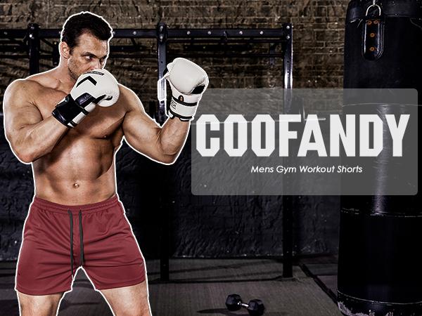 COOFANDY Men's 2 Pack Gym Workout Shorts Mesh Lightweight Bodybuilding Pants Training Running Sports Jogger with Pockets