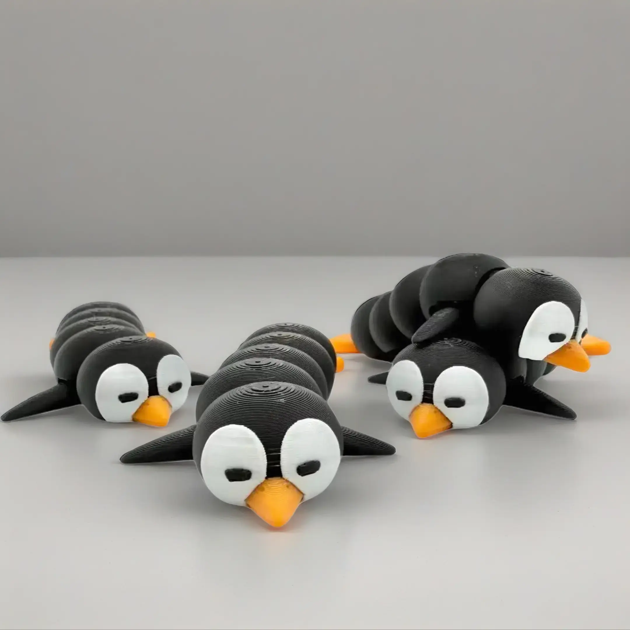 3D Printed Laying Penguin