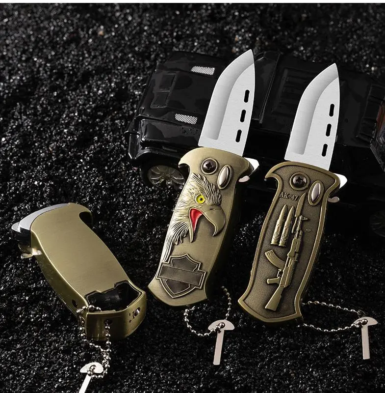 4cm Compact 3-in-1 Folding Knife - Portable Hand Tool with Bottle Opener, Outdoor Survival Supplies, Cool Outdoor Gadgets for Emergency & Home Use (Without Butane Gas), Portable Hand Tools, Unisex Adult, Waterproof Grip