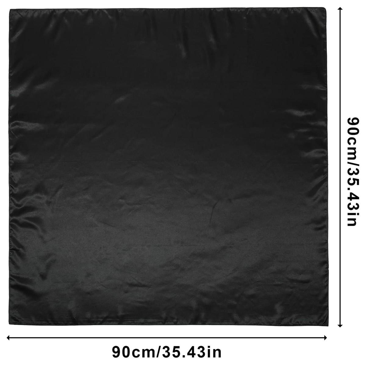 2-piece set 35" Large Square Satin Head Scarf Bandanas silk-like Headband Hair Scarves Bandana Scarf Headscarf Shawls for Women