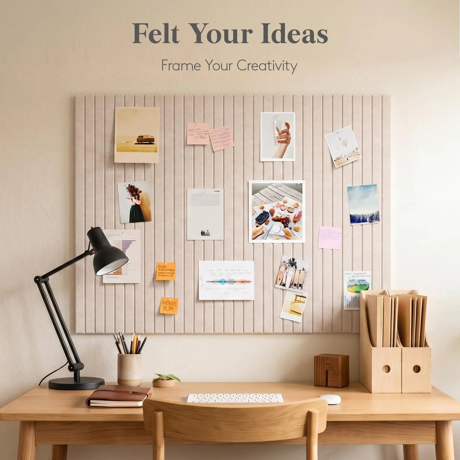 Set Of 12 Large Felt Bulletin Boards 48" X 36" - Cork Board Alternative With Safe Removable Adhesive Tabs, No-Drill Wall Pin Board For Home Office & Classroom
