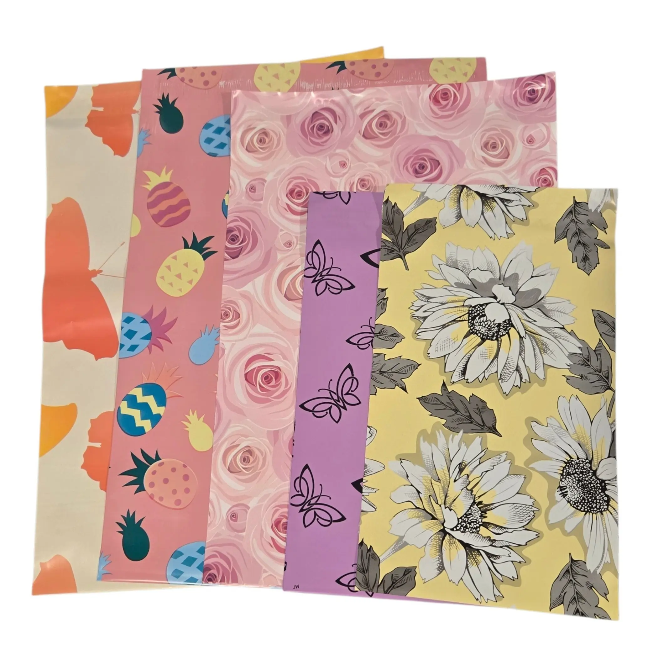 Spring Bundle Poly Mailers 30 Piece Variety of 4 different Sizes 6x9, 7.5x10.5, 9x12, 10x13 Shipping Bags Supplies