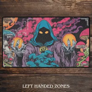 TCG Playmat Elders of the Spore MTG Playmate Commander Deskmat & Mousepad Layout With Zones – FASTSHIPPING