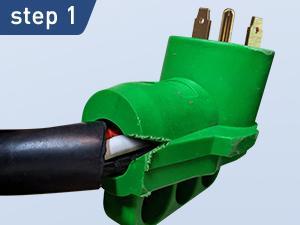 Nilight 30 Amp RV Replacement Plug 125 Volt Heavy Duty Male with Handle ETL Listed NEMA TT-30P for Camper Caravan Motorhome Van Trailer