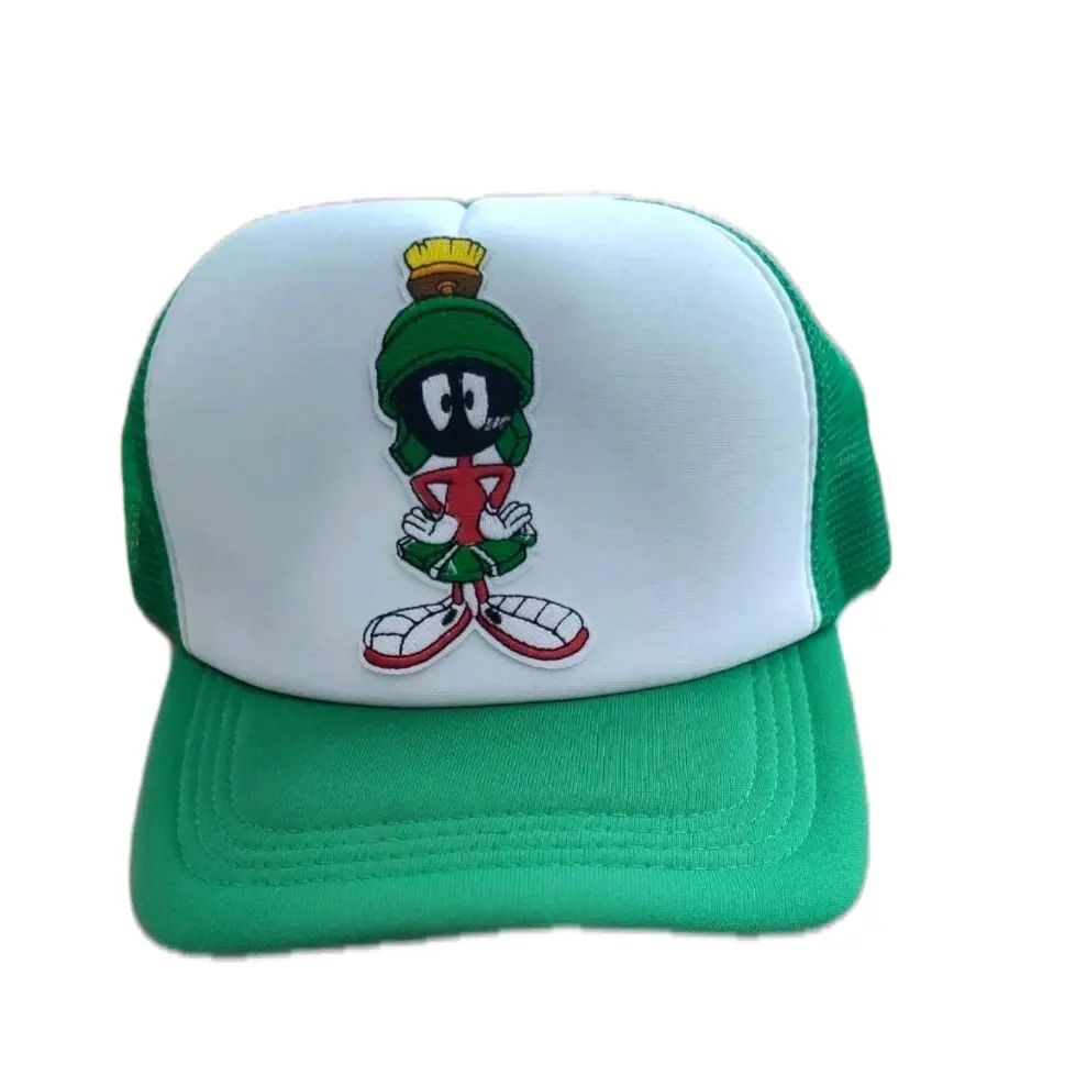 Urban Brims Martian green and white trucker hat