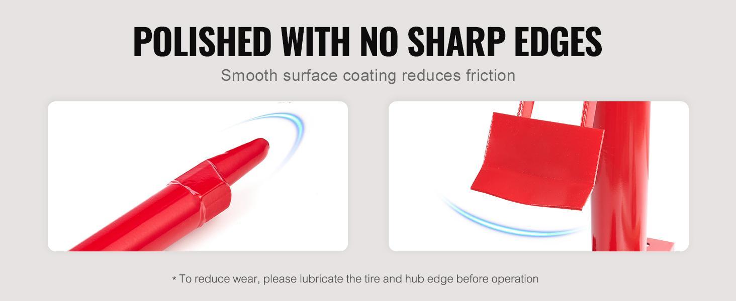 VEVOR Manual Tire Changer,  Portable Hand Bead Breaker Mounting Tool for 203-406 mm Tires, Compatible with Car Truck Trailers, Small Auto Shops Durable Construction Light Motor Vehicles Suvs Pickups