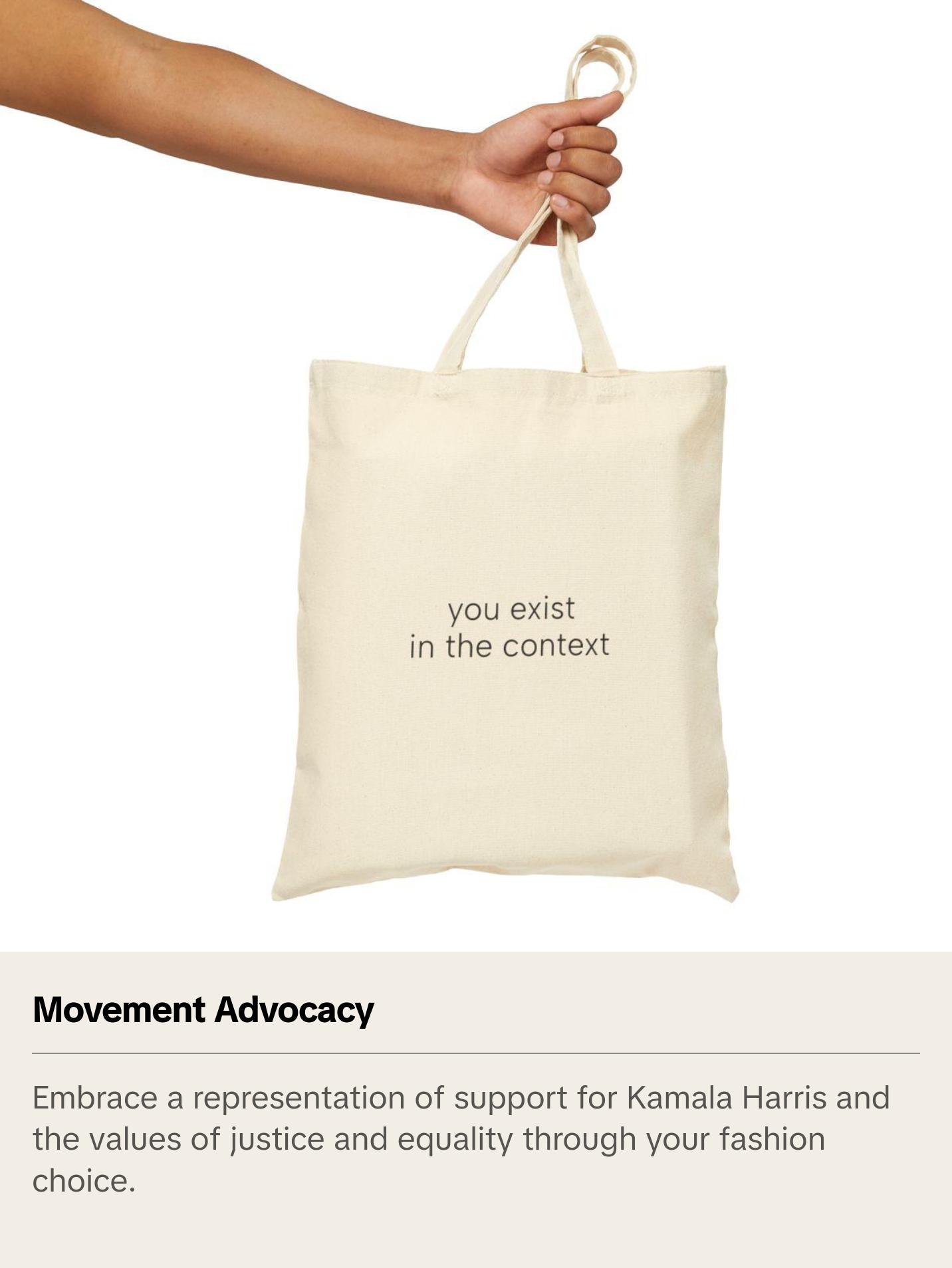 Kamala Tote Coconut Tree - Kamala Harris 2024 Merch, 100% Cotton, Canvas Tote Bag, Unisex