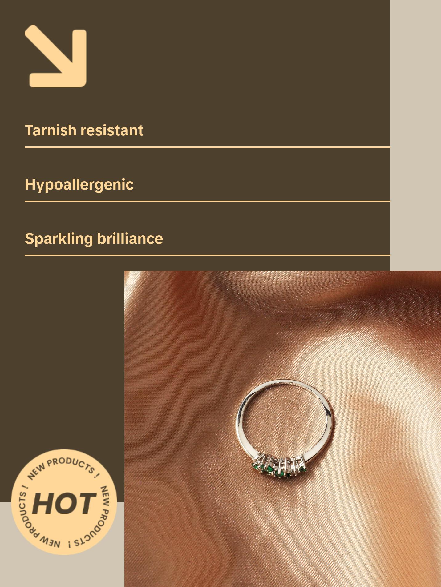 Green CZ Ring Green CZ Ring