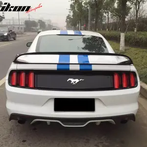Rear Trunk Spoiler Ducktail Wing Lip for Ford Mustang 2015-2023 GT350 Style ABS