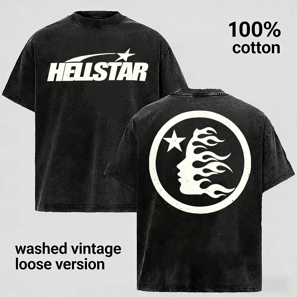 Men's Washed Pure Cotton T-Shirt