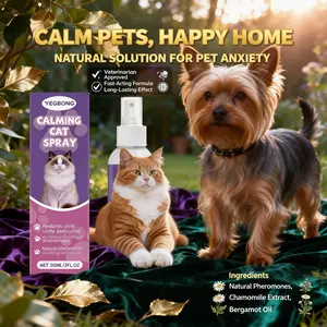 Cat Care Spray - Calming Spray for Cats to Prevent Scratching, Urinating Disorder, Gentle Care Spray for Cats