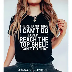 Sarcastic Short People Quote Shirt – 100% Cotton Unisex Funny Tee