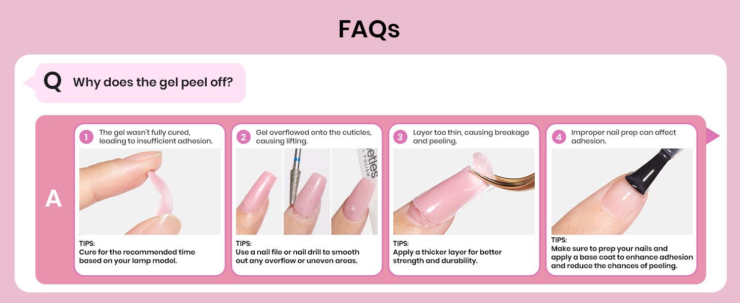 Beetles Poly Gel Nail Extension Kit, Professional DIY Nail Art Kit for Starter with UV Lamp Top Coat Base Gel, Gift for Women gift for girls, Nail Manicure at home, With Slip Solution, Beginner friendly Cutics #TikTokShopBacktoSchool