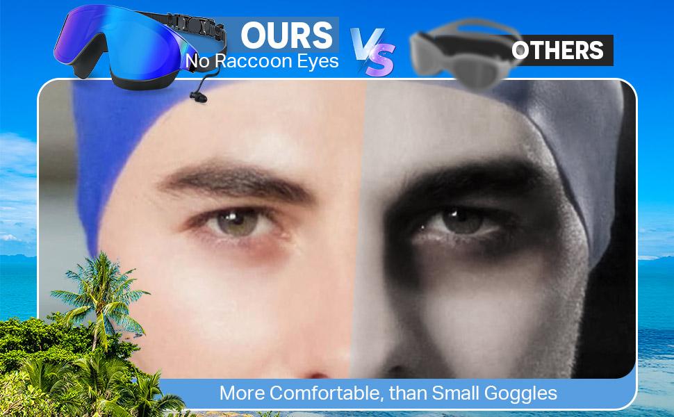 Upgrade Swim Goggles 2Pack, Frameless Wide View Swimming Goggles, Anti-Fog Anti-UV No Leaking Pool Goggles for Men Women Adult Upgrade Swim Goggles 2Pack, Frameless Wide View Swimming Goggles, Anti-Fog Anti-UV No Leaking Pool Goggles for Men Women Adult