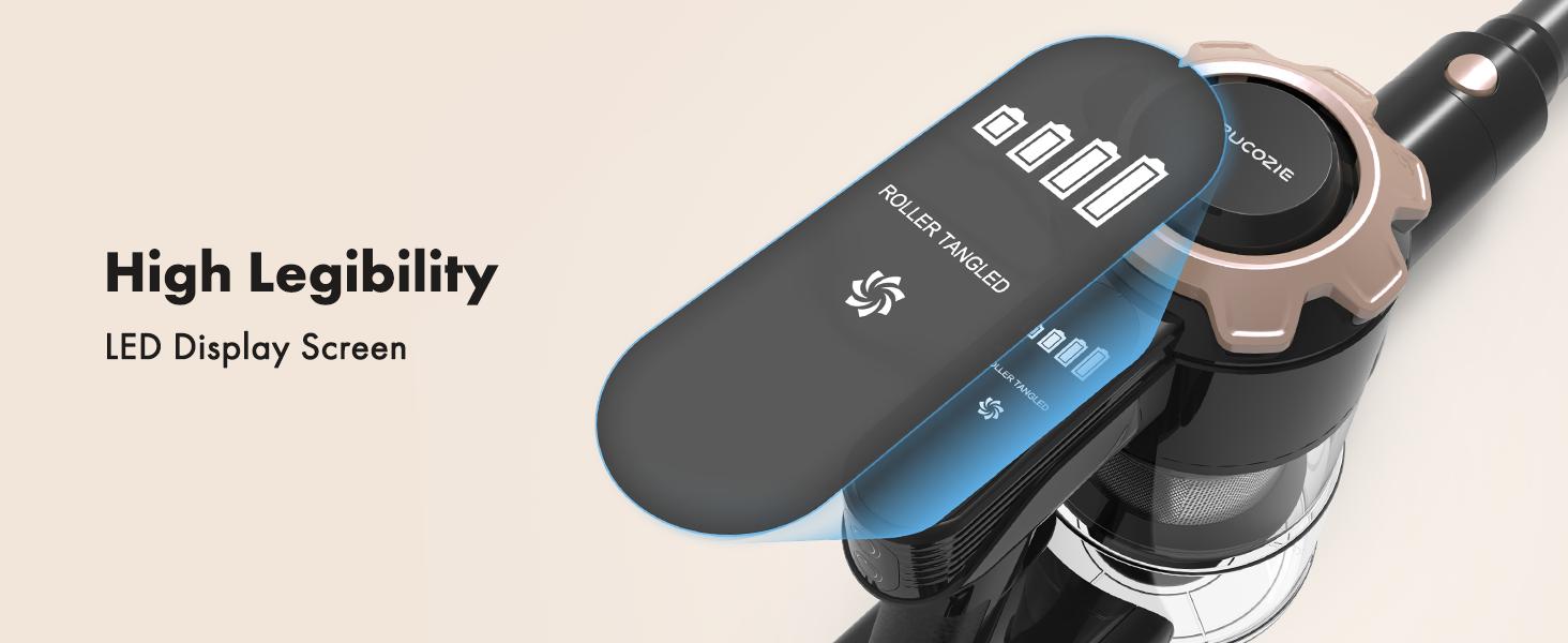 【 2026 newly upgraded】Trucozie T350 cordless vacuum features an 8-in-1 lightweight design with up to 45 minutes of runtime and 33Kpa of powerful suction. This rechargeable cordless vacuum is ideal for carpets, tiles, pet hair, and hardwood floors.