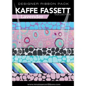 Lavender Designer Pack Kaffe Fassett DESIGNER Ribbon PACK Renaissance Ribbons