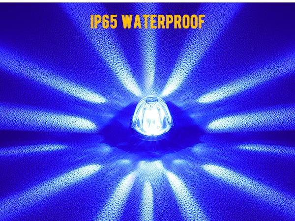 Partsam Glass Watermelon Lights with Bezel Replacement for Kenworth Peterbilt Freightliner Trucks