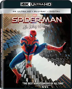 Spider-Man: No Way Home  [4K ULTRA HD BLU-RAY MOVIE] With Blu-Ray, 4K Mastering, , Dubbed, Subtitled, Widescreen, 2 Pack