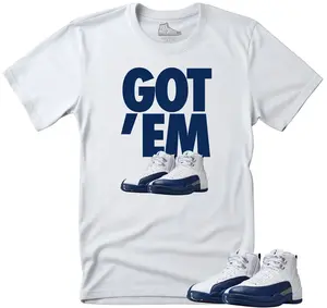 Jordan 12 French Blue Matching Tee Sneakerhead Shirt-GOT'EM Match Your Kicks