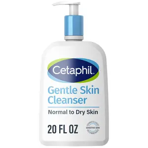 Cetaphil Gentle Skin Cleanser – 20 oz | Daily Face & Body Cleanser for Normal to Dry, Sensitive Skin