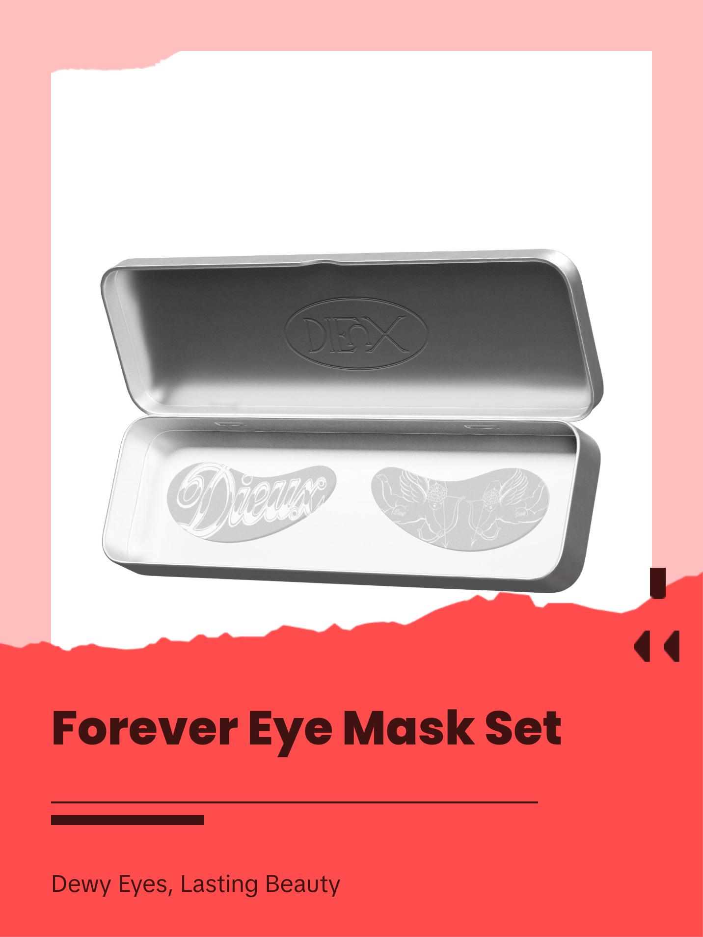 Tattoo Forever Eye Mask - 100% Silicone Eye Masks for Under-Eye Hydration - Reusable, Durable, & Lightweight for Eye Gels & Eye Serums