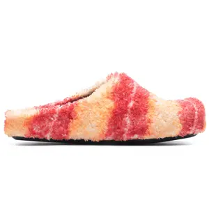 Marni Fussbet Sabot Loafers Red Multi