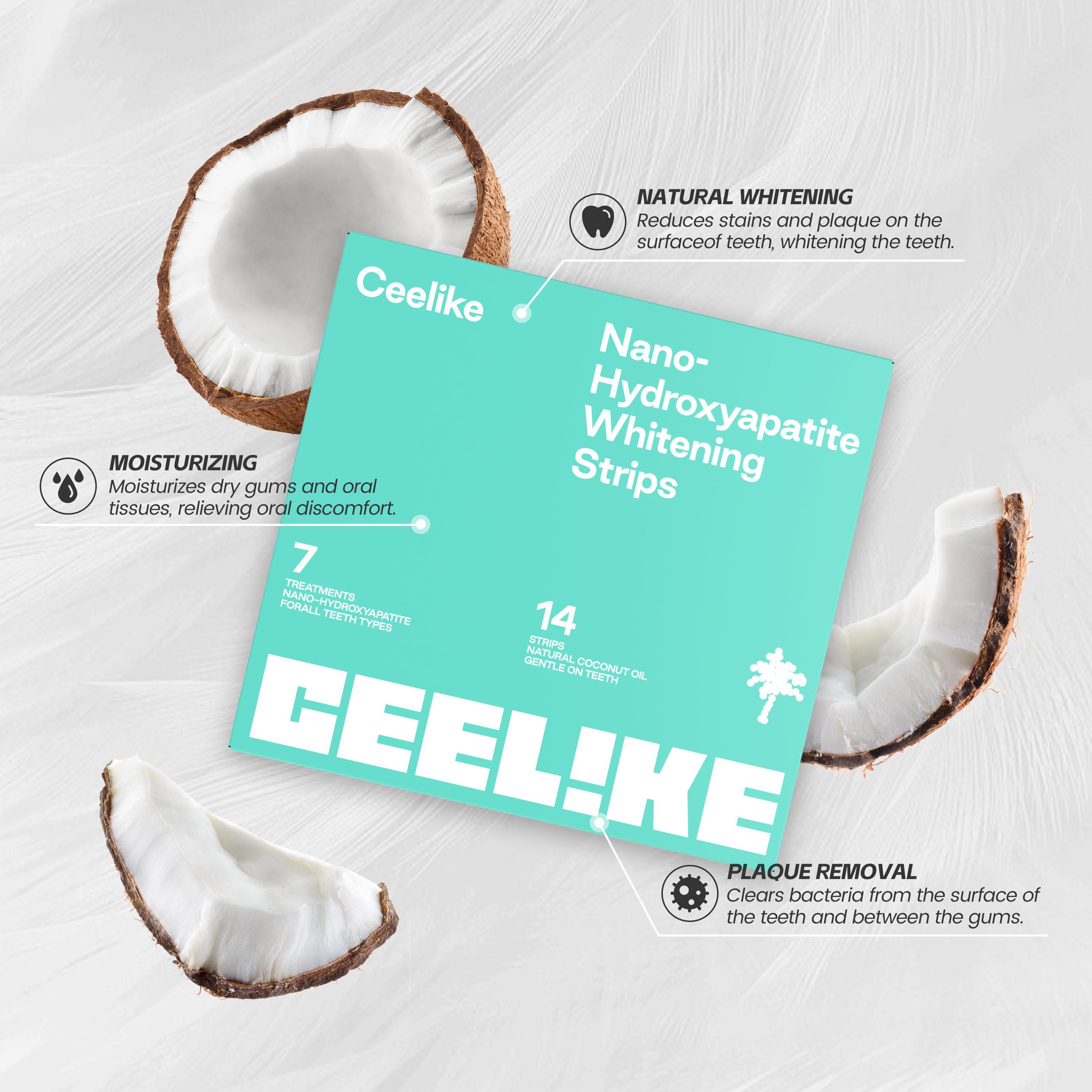 【MSDRWIKEY】7-Pro New Intensive Care Toothpaste + Ceelike 7-Day Teeth Strips - Whitening & Care Set