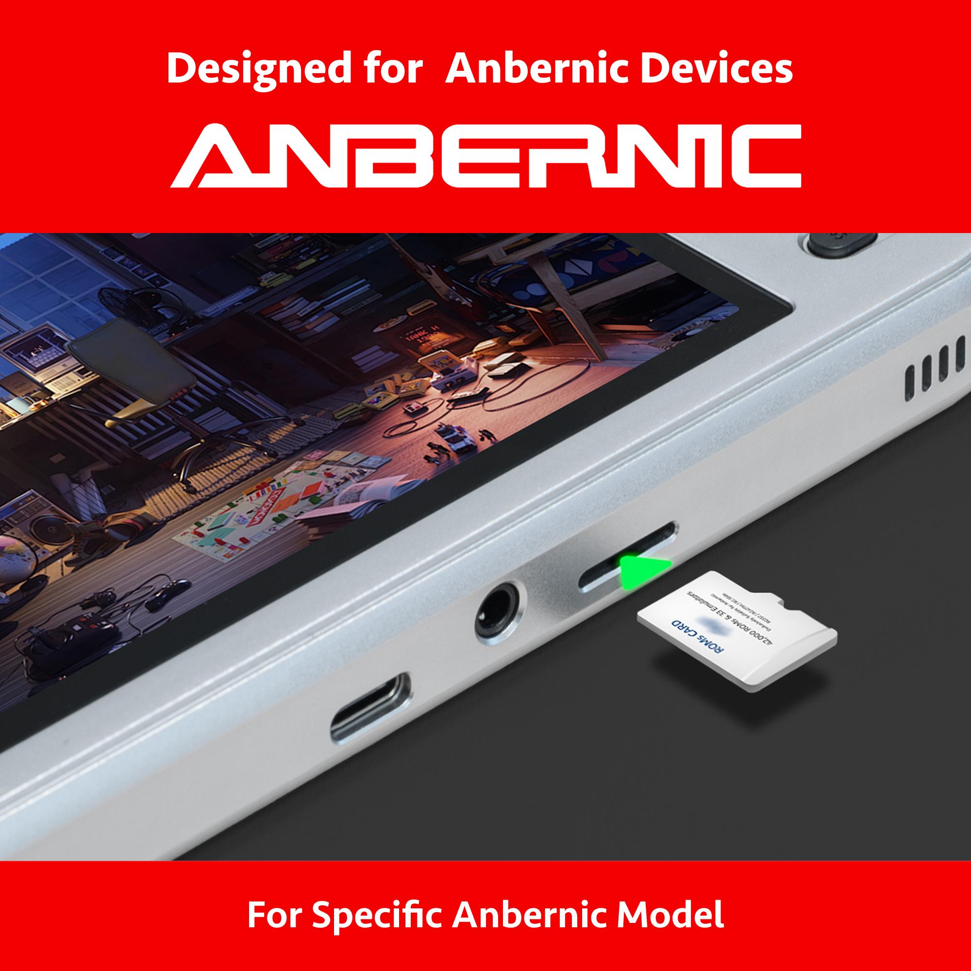 【Superb Games Cards】128GB Compatible with Anbernic: RG34XXSP/RG34XX/RG40XXH/RG40XXV Ready to Play