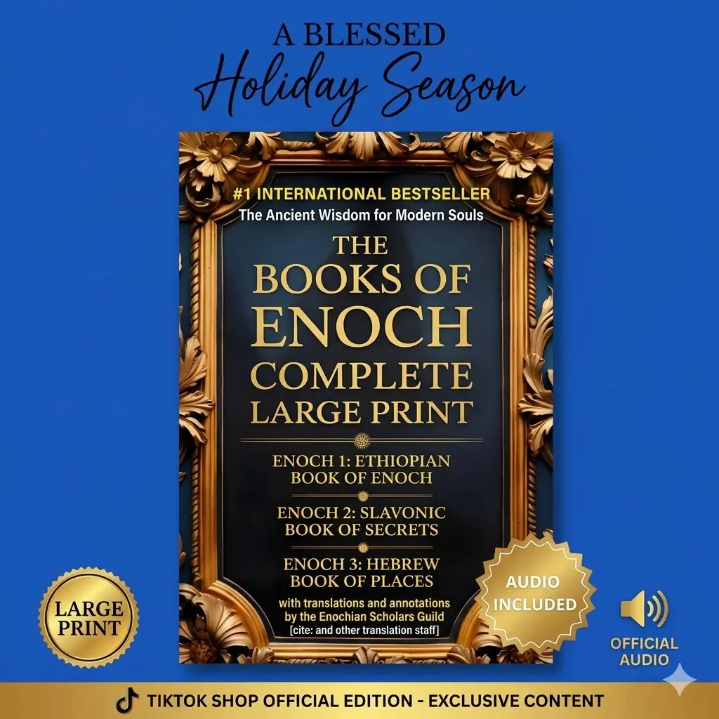 The Books of Enoch Complete: Large Print Edition (Annotated and Illustrated). The Full Collection with Enoch 1, 2, 3 and Audio Paperback –