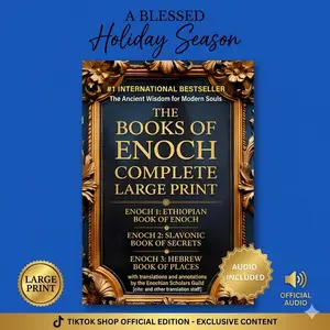 The Books of Enoch Complete: Large Print Edition (Annotated and Illustrated). The Full Collection with Enoch 1, 2, 3 and Audio Paperback –