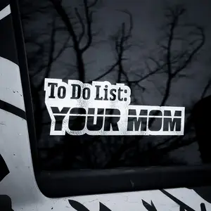 "To Do List" Decal, 2-Pack Options - Many Sizes & Colors!