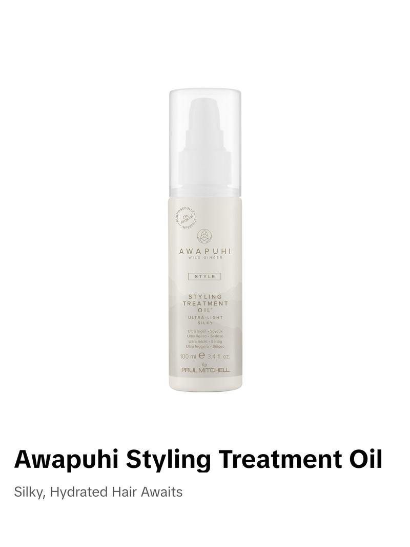 Paul Mitchell Awapuhi Ultra-Light Silky Styling Treatment Oil with Hand-Harvested Extracts for Dry Damaged Hair 0.85oz Lightweight Frizz Control Thickening Nourishing Paul Mitchell Awapuhi Ultra-Light Silky Styling Treatment Oil with Hand-Harvested Extracts for Dry Damaged Hair 0.85oz Lightweight Frizz Control Thickening Nourishing