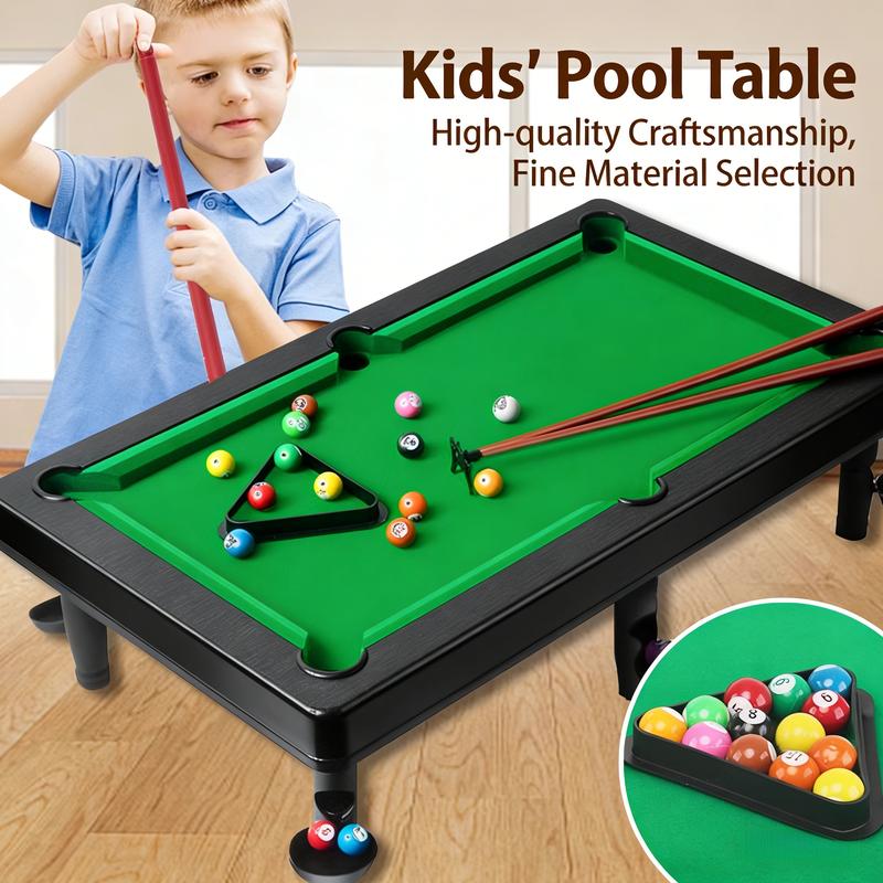 Portable Tabletop Billiards Set Compact Mini Game for Stress Relief Family Fun Three Sizes Ideal for Parties Office Home Entertainment