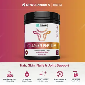 Zhou Collagen Peptides Powder for Men and Women – Grass-Fed Hydrolyzed Collagen Protein Supplement with Type I & III Collagen for Skin, Hair & Joint Support