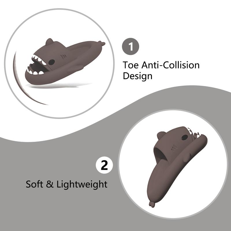 Shark Slides for Women and Men, Cute Shark Slippers Adult Youth Cloudy Summer Soft Lightweight Anti-Slip Thick Sole Beach House Cloud Cushioned Shower Slide Sandals Indoor Outdoor Shark Slides for Women and Men, Cute Shark Slippers Adult Youth Cloudy Summer Soft Lightweight Anti-Slip Thick Sole Beach House Cloud Cushioned Shower Slide Sandals Indoor Outdoor