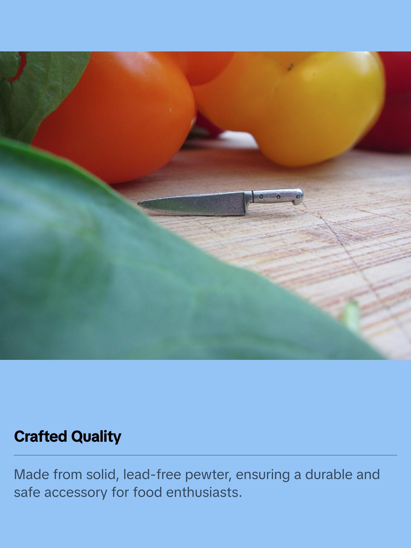 Chef's Knife Lapel Pin