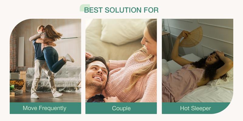 Memory Foam Mattress&Fiberglass-Free, Cooling Gel Infused Gel Mattress in a Box , Medium-Firm,  Washable Cover,10inch/12inch/14inch and Queen/King Size