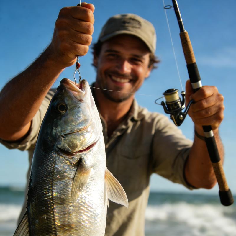 FUNDUNNY Professional Fishing Line 500m Red Size 4 - Original Nylon with Fluorocarbon Coating - Suitable for Various Saltwater and Freshwater Fishing Applications