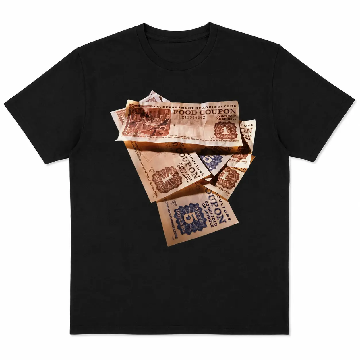 Y2K Surfercore Minimalist Sarcastic 100% Premium Cotton T-Shirt Food Stamp Funny Gangster Food Stamps Retro 80's 90's Squad T-Shirt Aesthetic Graphic Apparel,big,trend,perfect,white,padres,custom,camisas,salon,mystery,bundle,cheer,sassy,glock,embroidered