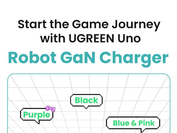 UGREEN Uno 100W/65W/30W/USB C Charger 3/4-Port Robot GaN Fast Charger PPS PD3.0 for iPhone 17 16 15 14 Pro Max, Galaxy S24/S23 Ultra, Fast Charge for Laptop Macbook Air-Black Friday Electronic Charging,TikTokShopBlackFriday ,Tiktokshopstockup