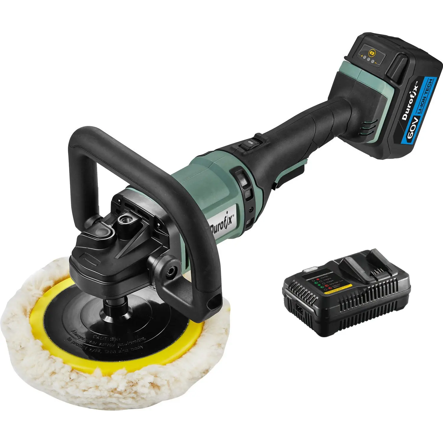 Durofix RS6020-PM 60V Cordless 7" Brushless 8-Speed Polisher Kit