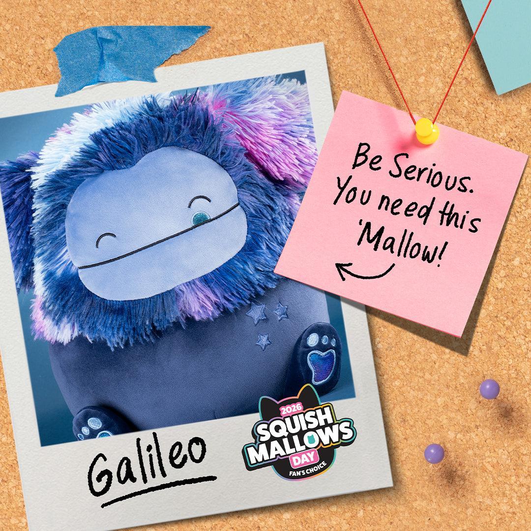 Squishmallows Day 2026 – 12-Inch Galileo the Galaxy Bigfoot Plush, Select Series Collectible Soft Toy