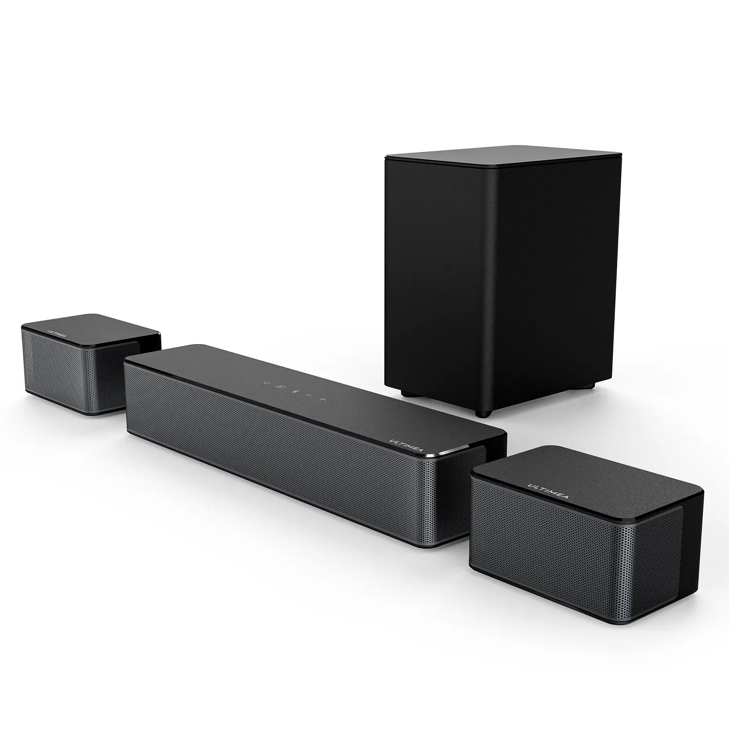 ULTIMEA 5.1 Sound Bar, 352W Surround Sound System for TV, 3D Sound Bars for Smart TV with Subwoofer,Adjustable Surround and Bass, Home Audio Soundbars for TV, HDMI ARC, Poseidon M3T#SummerVibes