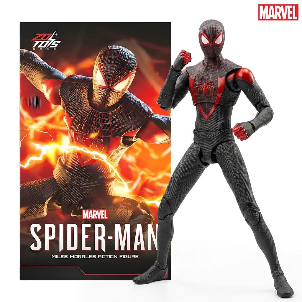 Marvel Spider-Man: 7“ Highly Articulated Action Figure | Collectible Toy With Swapable Eyes, Extra Hands, Web Accessories & Display Base superior