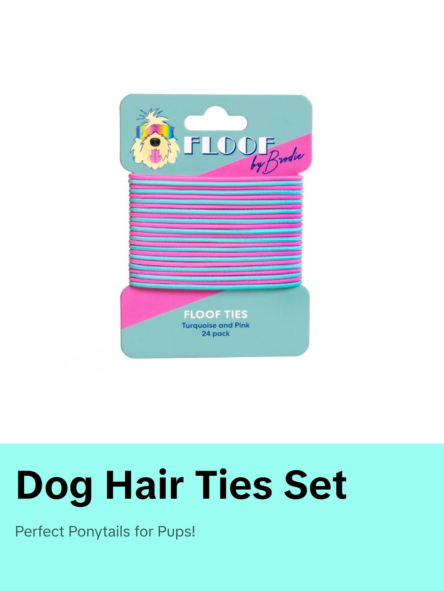 Floof Ties - Hair Ties for Dogs with Long Hair
