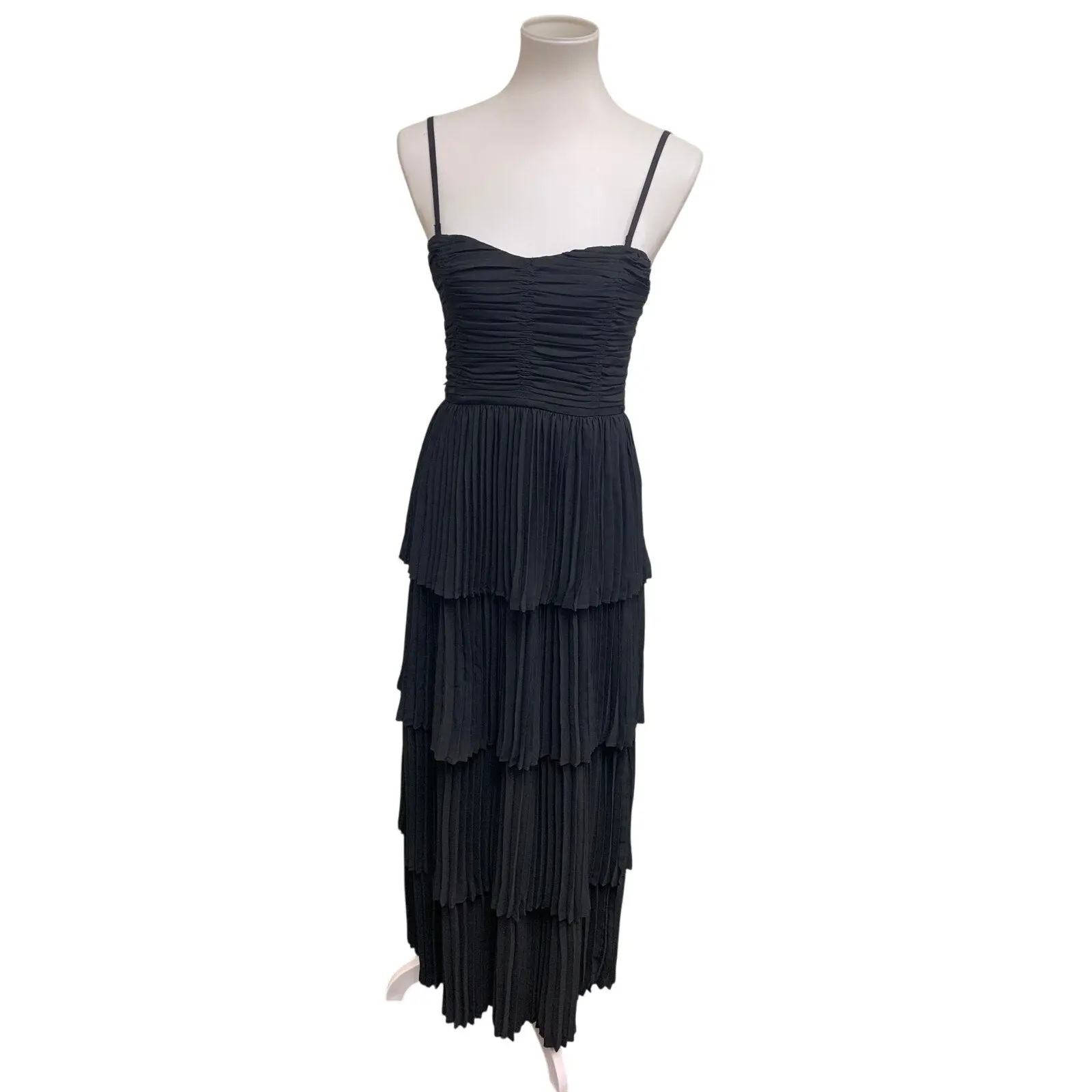 black dress with shrug Black Velvet Dress with Organza Off-Shoulder Shrug M