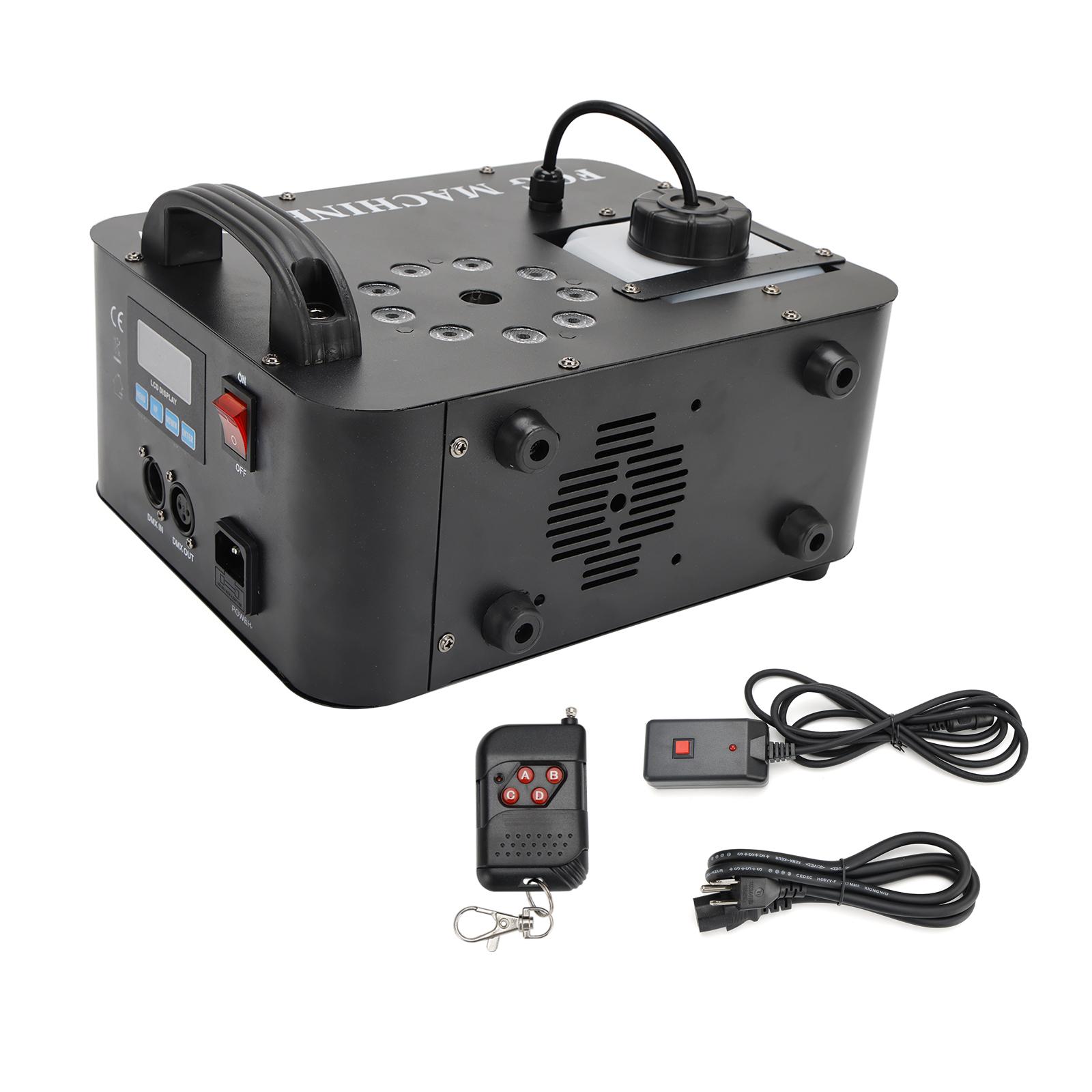 1500W/900W/400W RGB Automatic LED Color Fog Machine Stage Light Fogger Spray Smoke Effect for Home Party DJ Clubs